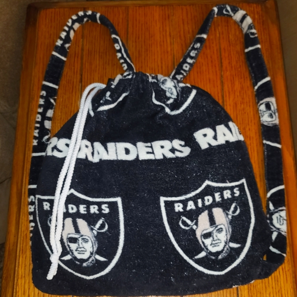 Raiders beachtowel/ backpack